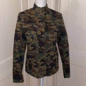 Nili Lotan Camo Print Jacket